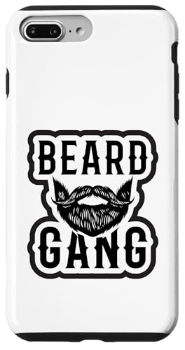 Beard Gang Funny Grooming Enthusiast Vinyl for Dads Hülle für iPhone 7 Plus/8 Plus von Iron Kor