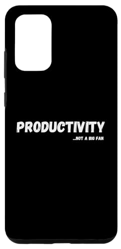 Hülle für Galaxy S20+ Produktivität ist kein großer Fan - Ironischer sarkastischer lustiger Humor von Ironic Sarcastic Not a Big Fan Adult Humor gifts