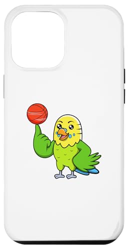 Hülle für iPhone 12 Pro Max Wellensittich beim Basketball spielen Hobby Ballsport von Ironischer Wellensittich Niedliche Vogel Zitate &