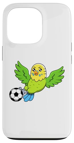 Hülle für iPhone 13 Pro Niedlicher Wellensittich Fußballspieler Vögel Ballsportarten von Ironischer Wellensittich Niedliche Vogel Zitate &