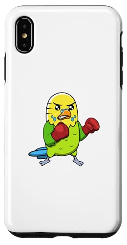 Hülle für iPhone XS Max Niedlicher Wellensittich Boxen Hobby Sport Boxer von Ironischer Wellensittich Niedliche Vogel Zitate &