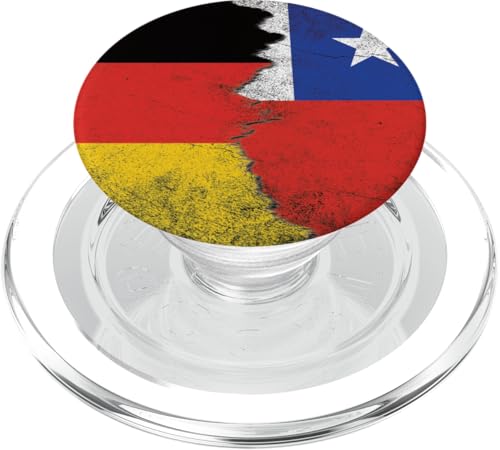 Deutschland Chile Flaggen - Deutsch Chilenisch PopSockets PopGrip für MagSafe von Irreverent Tees