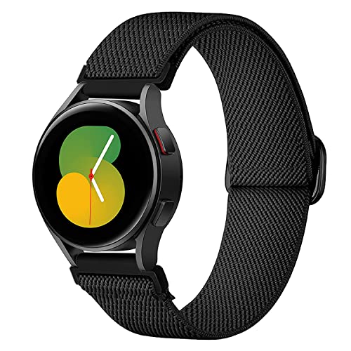 Issinlky Nylonband für Galaxy Watch 7/FE/6/5/4 40mm 44mm, 20mm geflochtenes Armband für Galaxy Watch 6 Classic/Galaxy Watch 4 Classic/Watch 5 Pro/Watch 3 41mm/Active 2/Active 40MM/Galaxy Watch 42mm von Issinlky