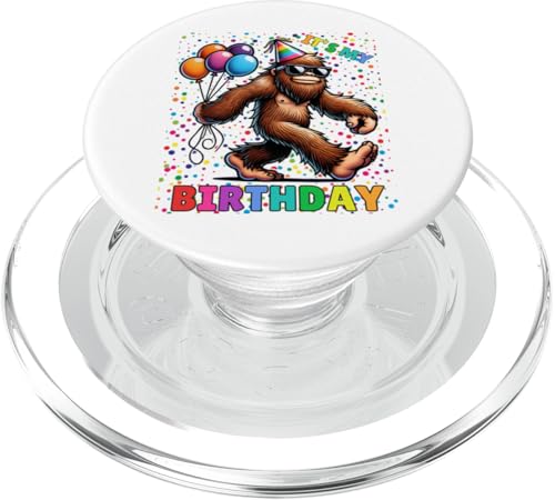 Es ist meine Bigfoot Sasquatch Partyfeier zum 7. Geburtstag PopSockets PopGrip für MagSafe von It's My Birthday Bigfoot Lover Sasquatch Fan Wear