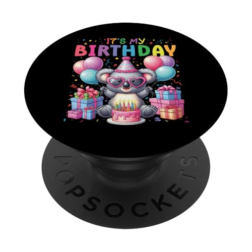 Koala It's My Birthday Party B-day Jungen Mädchen Kinder PopSockets Klebender PopGrip von It's My Birthday Kids Style