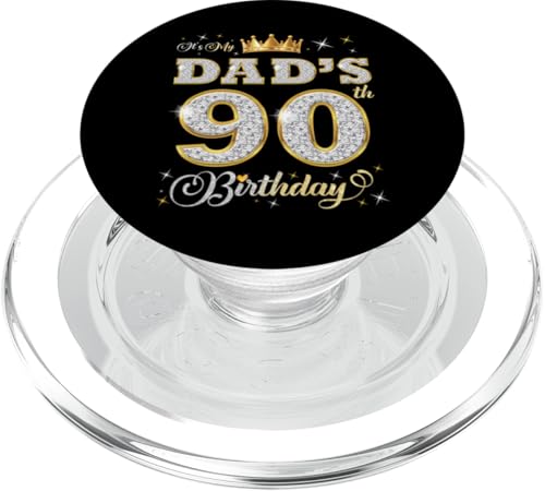 Es ist der 90. Geburtstag meines Vaters Der Geburtstag des 90 Jahre alten Vaters PopSockets PopGrip für MagSafe von It's My Dad's Birthday Party B-Day Ideas