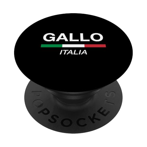 Gallo Italienischer Familienname Italien-Flagge PopSockets Klebender PopGrip von Italia Family Names