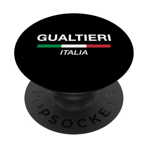 Gualtieri Italienischer Familienname Italien-Flagge PopSockets Klebender PopGrip von Italia Family Names