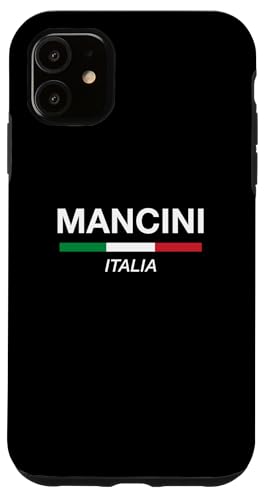 Hülle für iPhone 11 Mancini Italienischer Familienname Italien-Flagge von Italia Family Names