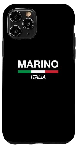 Hülle für iPhone 11 Pro Marino Italienischer Familienname Italien-Flagge von Italia Family Names