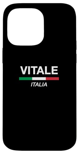 Hülle für iPhone 14 Pro Max Vitale Italienische Familienname, Italien-Flagge von Italia Family Names