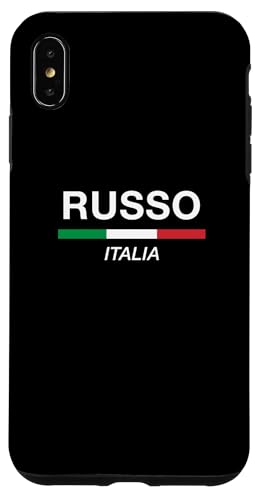 Hülle für iPhone XS Max Russo Italienischer Familienname Italien-Flagge von Italia Family Names