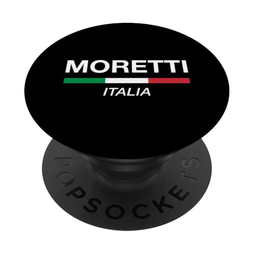 Moretti Italienische Familienname, Italien-Flagge PopSockets Klebender PopGrip von Italia Family Names