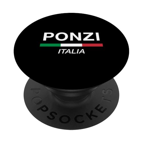 Ponzi Italienischer Familienname Italien-Flagge PopSockets Klebender PopGrip von Italia Family Names