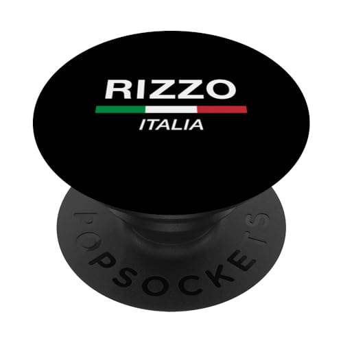 Rizzo Italienischer Familienname Italien-Flagge PopSockets Klebender PopGrip von Italia Family Names