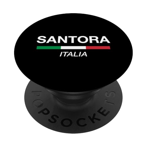 Santora Italienische Familienname, Italien-Flagge PopSockets Klebender PopGrip von Italia Family Names