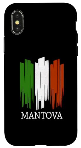 Hülle für iPhone X/XS Mantova Italien | Mantova Lombardia Italia | Italienische Flagge von Italia Souvenir Designs