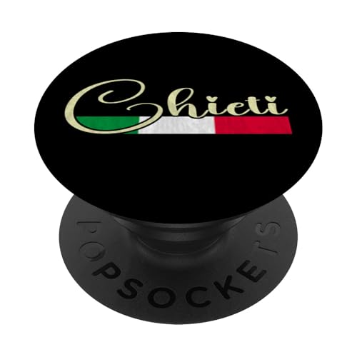 Chieti Italia – Chieti Italien Script PopSockets Klebender PopGrip von Italian Classic Designs