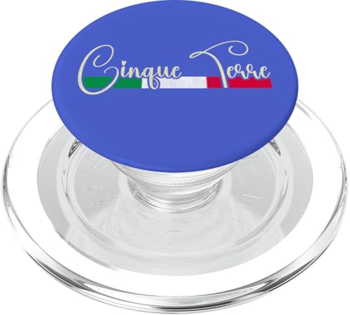 Cinque Terre Italia – Cinque Terre Italien Schrift PopSockets PopGrip für MagSafe von Italian Classic Designs