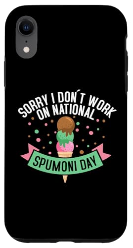 Hülle für iPhone XR Schokoladeneis italienische Küche Frisches Spumoni-Eis von Italian Ice Cream Lover Spumoni Clothing