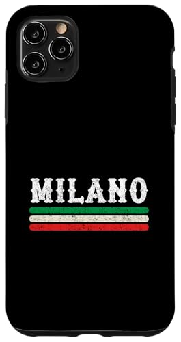 Hülle für iPhone 11 Pro Max Milan Italien Souvenir Italien Milano Urlaub Italienische Flagge von Italy Milan Souvenir Gifts