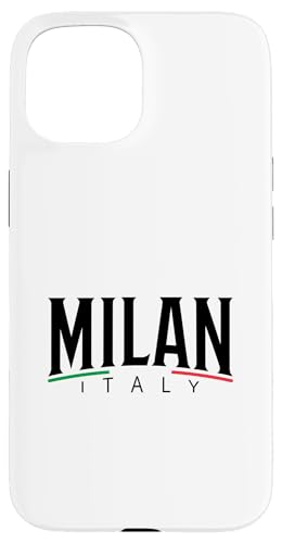 Hülle für iPhone 15 Milan Italien Souvenir Italien Milano Urlaub Italienische Flagge von Italy Milan Souvenir Gifts