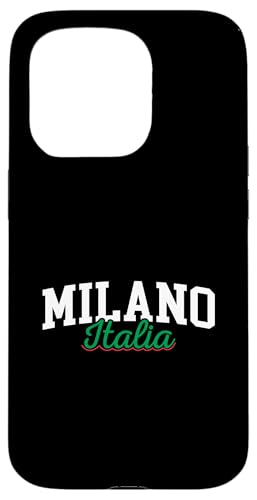 Hülle für iPhone 15 Pro Milan Italien Souvenir Italien Milano Urlaub Italienische Flagge von Italy Milan Souvenir Gifts