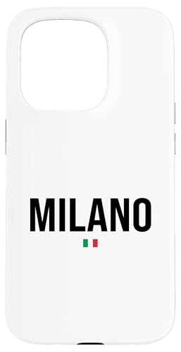 Hülle für iPhone 15 Pro Milan Italien Souvenir Italien Milano Urlaub Italienische Flagge von Italy Milan Souvenir Gifts