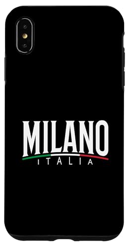 Hülle für iPhone XS Max Milan Italien Souvenir Italien Milano Urlaub Italienische Flagge von Italy Milan Souvenir Gifts