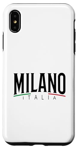 Hülle für iPhone XS Max Milan Italien Souvenir Italien Milano Urlaub Italienische Flagge von Italy Milan Souvenir Gifts