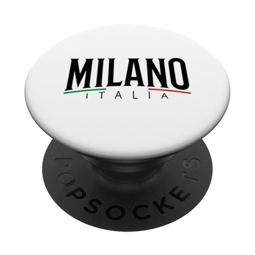 Milan Italien Souvenir Italien Milano Urlaub Italienische Flagge PopSockets Klebender PopGrip von Italy Milan Souvenir Gifts