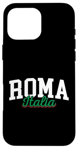 Hülle für iPhone 16 Pro Max Rom Italien Souvenir Italien Italien Roma Urlaub Italienische Flagge von Italy Rome Souvenir Gifts