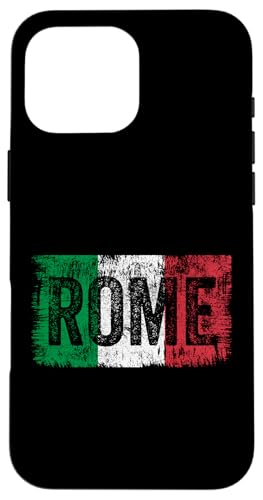 Hülle für iPhone 16 Pro Max Rom Italien Souvenir Italien Italien Roma Urlaub Italienische Flagge von Italy Rome Souvenir Gifts