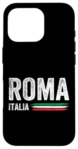 Hülle für iPhone 16 Pro Rom Italien Souvenir Italien Italien Roma Urlaub Italienische Flagge von Italy Rome Souvenir Gifts