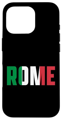 Hülle für iPhone 16 Pro Rom Italien Souvenir Italien Italien Roma Urlaub Italienische Flagge von Italy Rome Souvenir Gifts