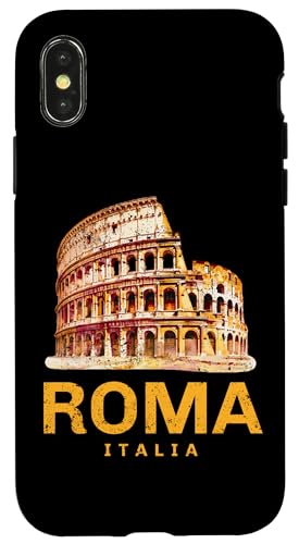 Hülle für iPhone X/XS Kolosseum Rom Italien Vintage Souvenir Colosseo Roma Italia von Italy Rome Souvenir Gifts