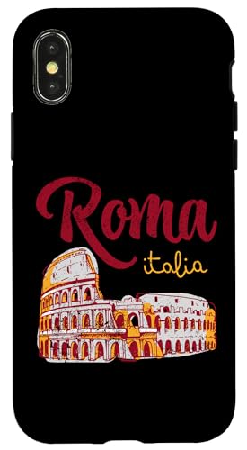 Hülle für iPhone X/XS Kolosseum Rom Italien Vintage Souvenir Colosseo Roma Italia von Italy Rome Souvenir Gifts