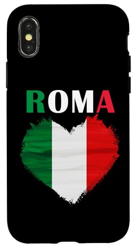 Hülle für iPhone X/XS Rom Italien Souvenir Italien Italien Roma Urlaub Italienische Flagge von Italy Rome Souvenir Gifts