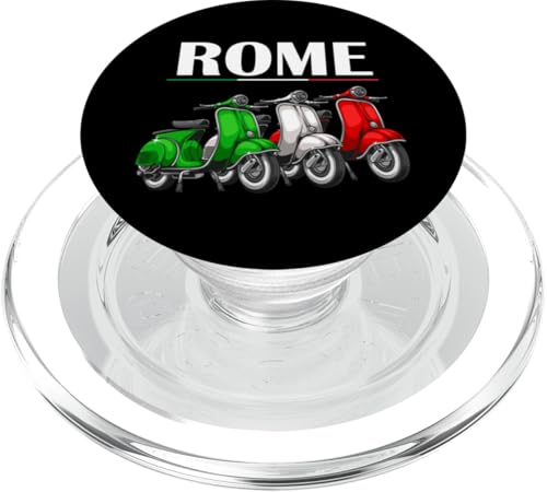 Rom Italien Souvenir Roma Italia Classic Scooter Italienische Flagge PopSockets PopGrip für MagSafe von Italy Rome Souvenir Gifts