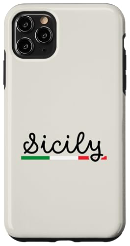 Hülle für iPhone 11 Pro Max Sizilien Italien Souvenir Italia Sicilia Urlaub Italienische Flagge von Italy Sicily Souvenir Gifts