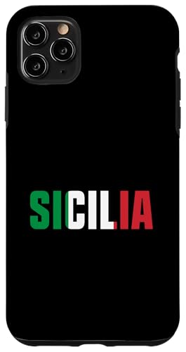 Hülle für iPhone 11 Pro Max Sizilien Italien Souvenir Italia Sicilia Urlaub Italienische Flagge von Italy Sicily Souvenir Gifts