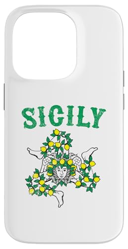 Hülle für iPhone 14 Pro Sizilien Italien Souvenir Italienische Medusa Sizilien Flagge Trinacria von Italy Sicily Souvenir Gifts