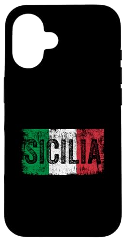 Hülle für iPhone 16 Sizilien Italien Souvenir Italia Sicilia Urlaub Italienische Flagge von Italy Sicily Souvenir Gifts