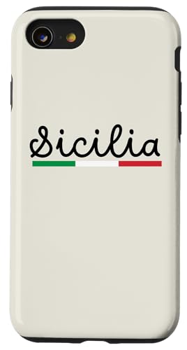 Hülle für iPhone SE (2020) / 7 / 8 Sizilien Italien Souvenir Italia Sicilia Urlaub Italienische Flagge von Italy Sicily Souvenir Gifts