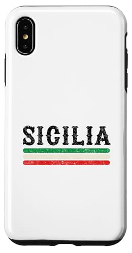 Hülle für iPhone XS Max Sizilien Italien Souvenir Italia Sicilia Urlaub Italienische Flagge von Italy Sicily Souvenir Gifts