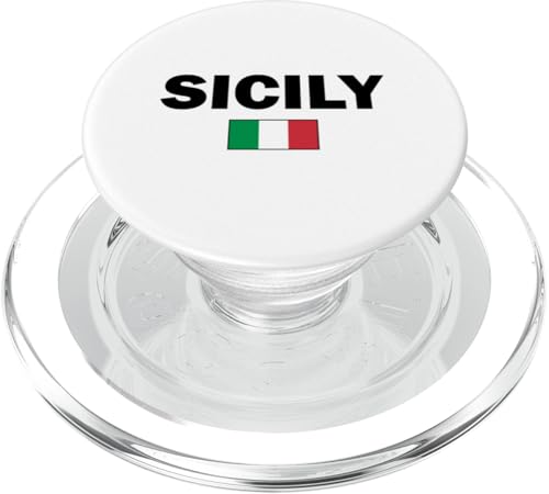 Sizilien Italien Souvenir Italia Sicilia Urlaub Italienische Flagge PopSockets PopGrip für MagSafe von Italy Sicily Souvenir Gifts