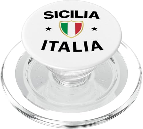 Sizilien Italien Souvenir Italia Sicilia Urlaub Italienische Flagge PopSockets PopGrip für MagSafe von Italy Sicily Souvenir Gifts