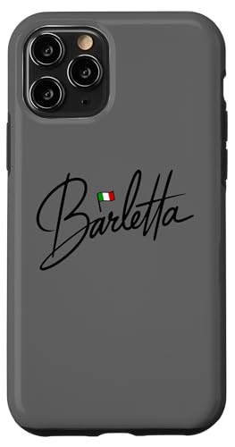 Hülle für iPhone 11 Pro Barletta Italien Flagge Tourist Reise Minimalistisch von Italy4Ever