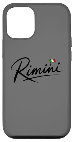 Hülle für iPhone 12/12 Pro Rimini Italien Flagge Tourist Reise Minimalistisch von Italy4Ever