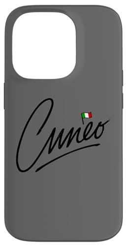 Hülle für iPhone 14 Pro Cuneo Italien-Flagge Touristenreise Minimalistisch von Italy4Ever